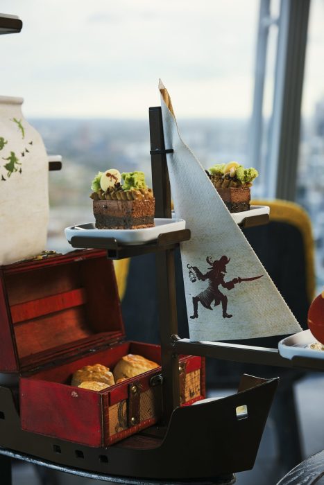 Soaring over 20-feet in height and nestled on level 31 of The Shard, the tree shimmers with wonder – giant Tinkerbell wings dusted in glittering light, ticking clocks, golden compasses, lanterns, stars, and even a glimpse of the mischievous crocodile. All set against the backdrop of London’s twinkling skyline, Neverland comes to life.
Whether you’re visiting London this festive season, or seeking something special close to home, this is one Christmas moment you won’t want to miss – a celebration of nostalgia, storytelling, and unforgettable dining.
